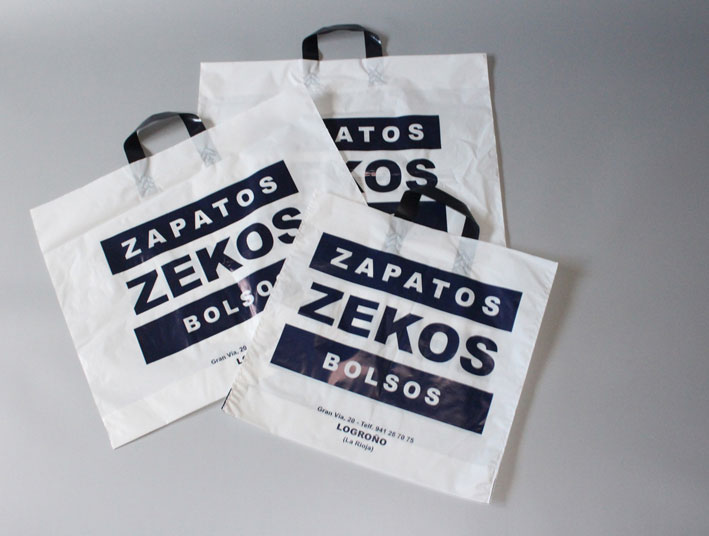 Mas Que Bolsas, tienda online de bolsas personalizadas para todo tipo de sectores. Ejemplo de disñeo realizado para tienda de zapatos.