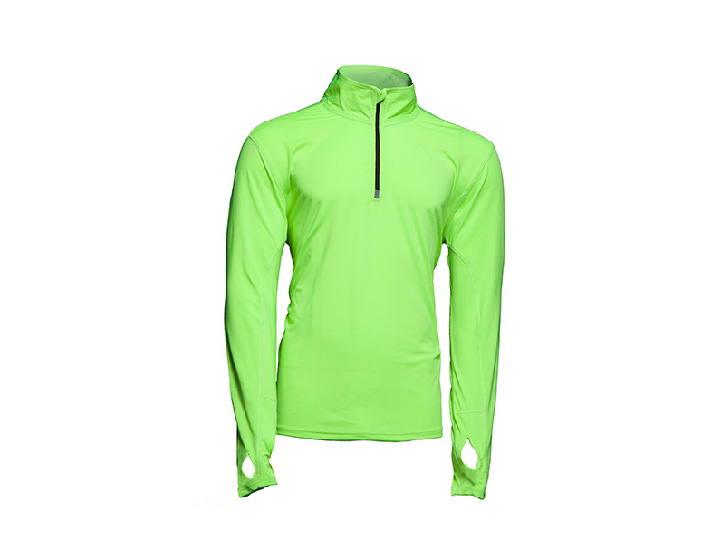 Camiseta con cuello de cremallera para ropa laboral